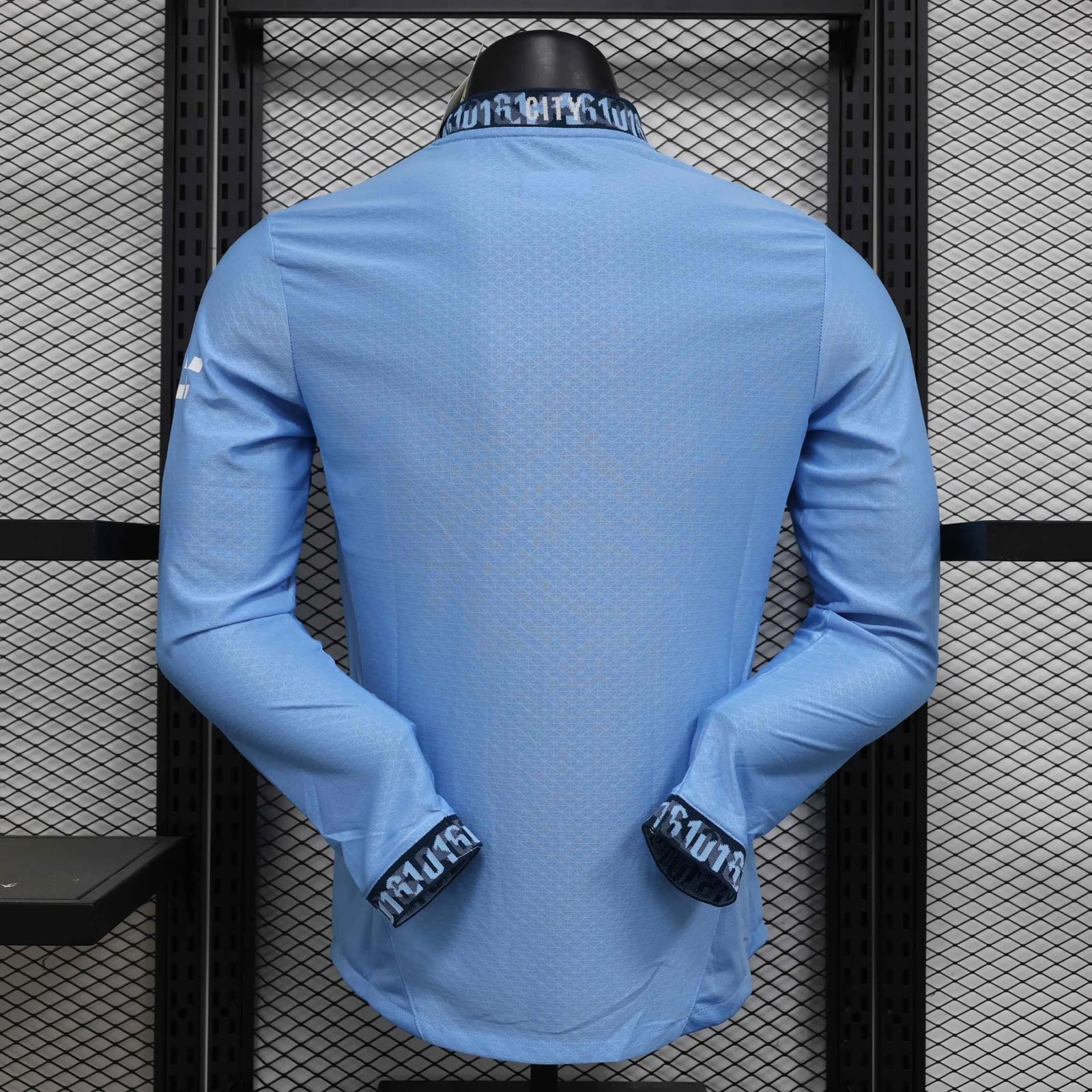 Manchester City Authentic Home Long Sleeve Football Jersey Shirt 2024/25