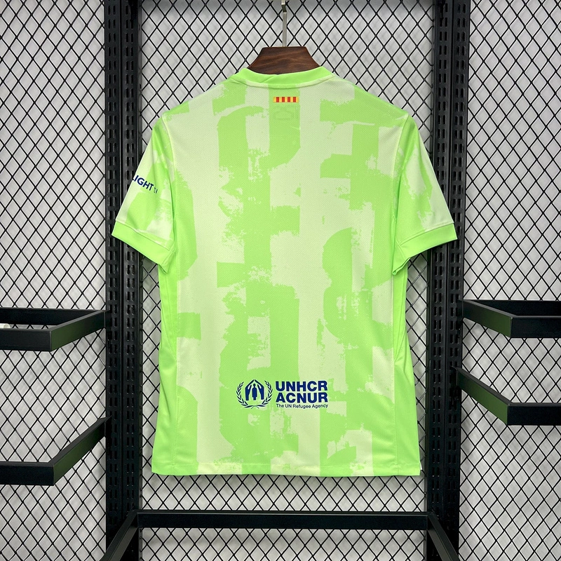 Barcelona Soccer Jersey Third Away Custom Shirt 2024/25 Spotify Logo Without Text