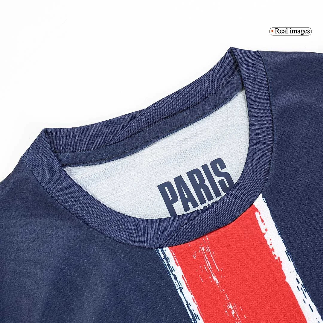 PSG Soccer Jersey Home Kids Kit Jersey+Shorts 2024/25