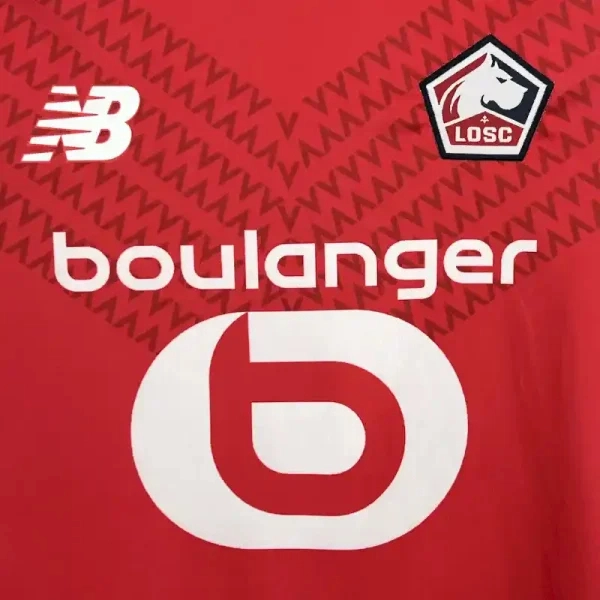 Lille OSC Soccer Jersey Home Kids Kit Jersey+Shorts 2024/25