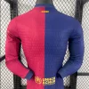 Authentic Soccer Jersey Barcelona Home x Travis Scott  Long Sleeve Shirt 2024/25