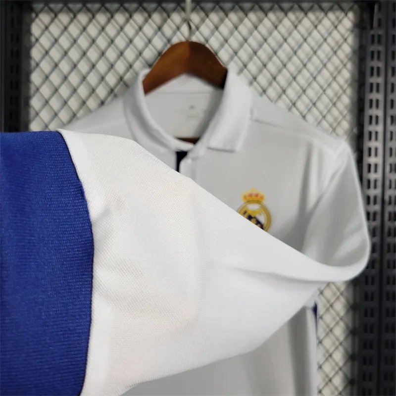 Real Madrid Retro Jersey Home Long Sleeve Soccer Shirt 2016/17