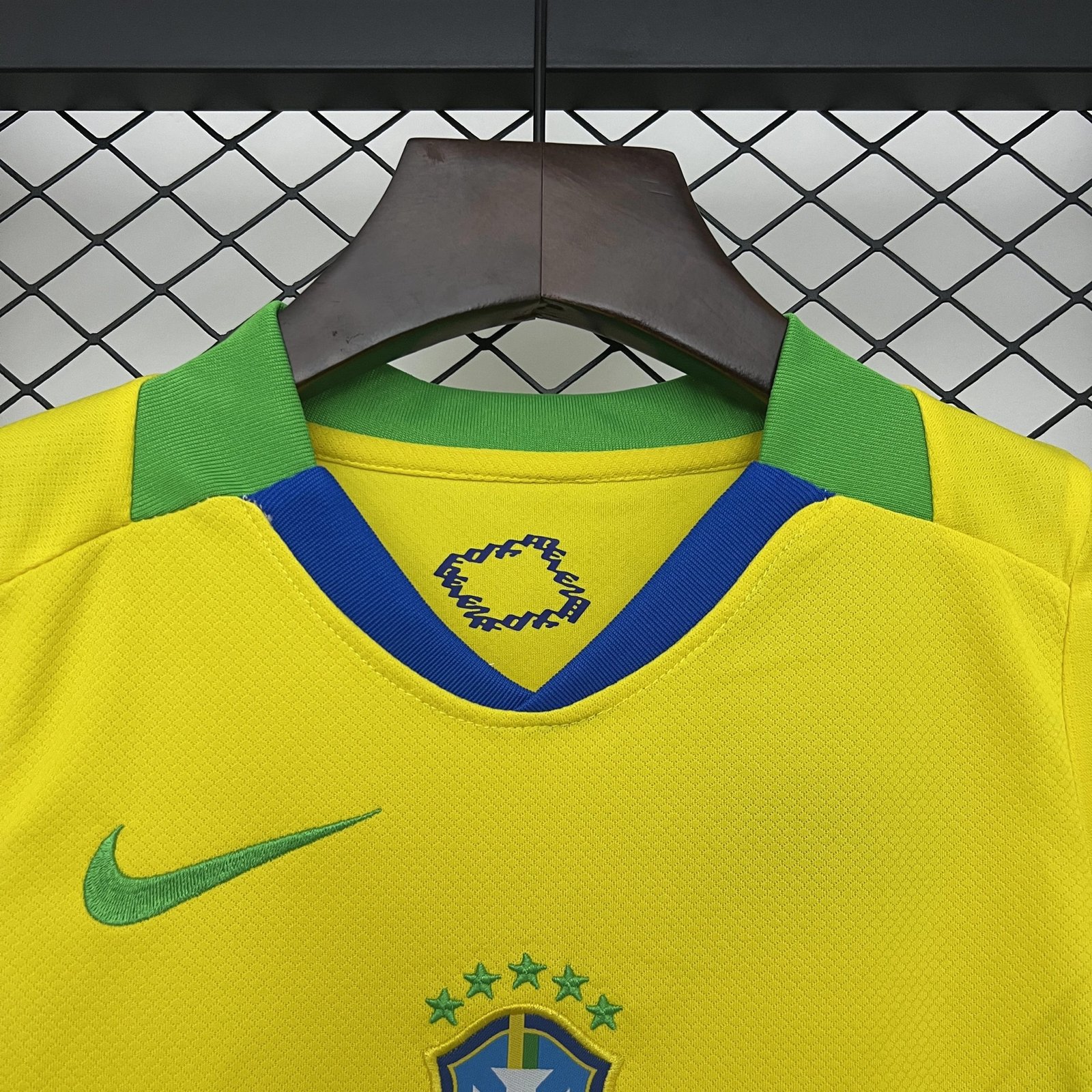 Brazil Home Soccer Uniform Kids Kit Jersey+Shorts 2025