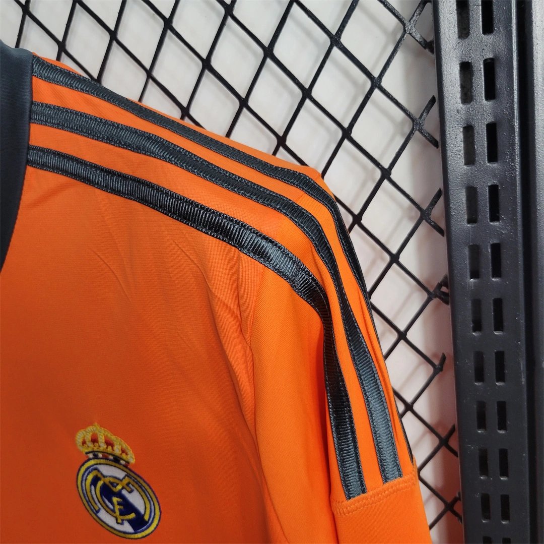 Real Madrid Retro Jersey Third Away Long Sleeve Custom Soccer Shirt 2013/14