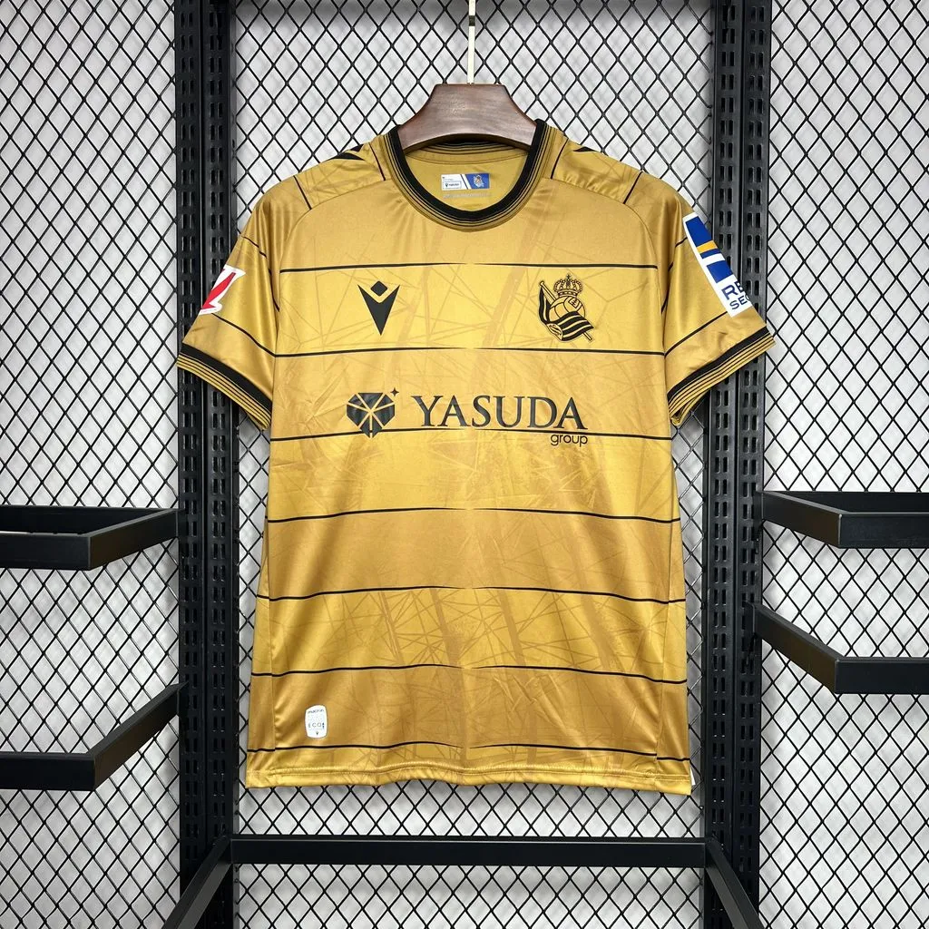 Real Sociedad Soccer Jersey Away Custom Shirt 2024/25