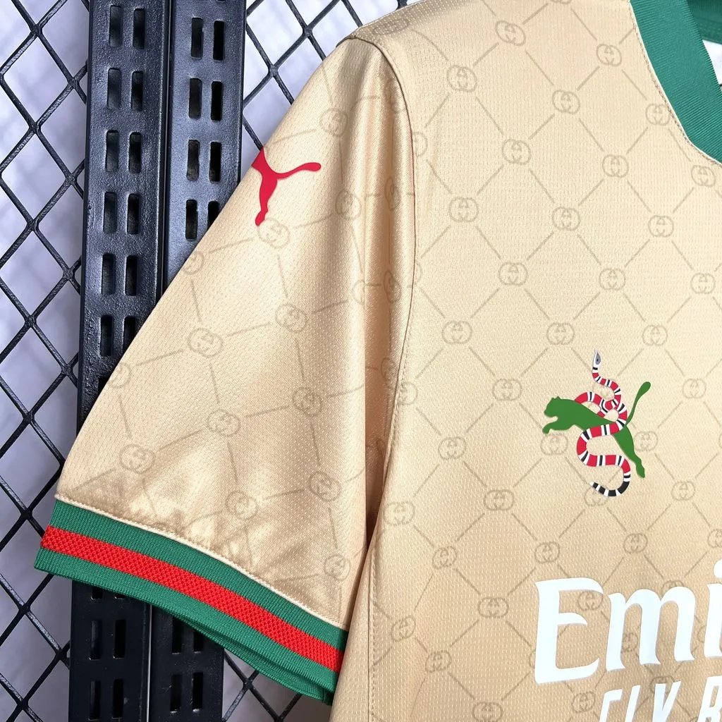 AC Milan Soccer Jersey Gucci Co-branded Custom Shirt 2024/25