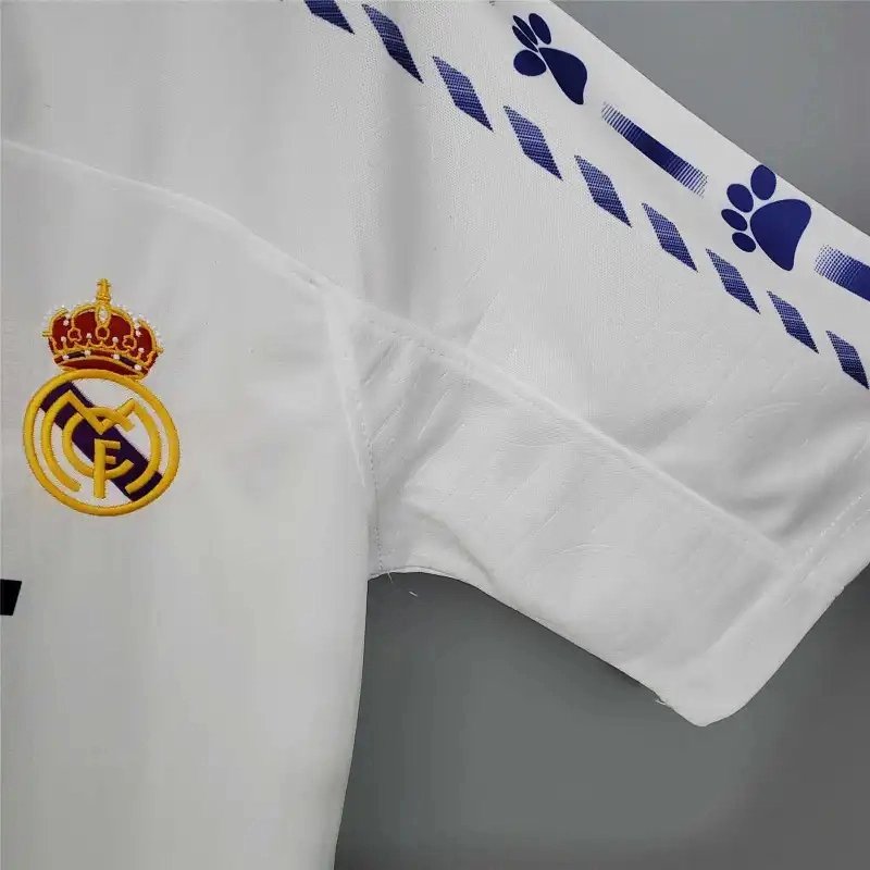 Real Madrid Retro Jersey Home Custom Soccer Shirt 1996-97