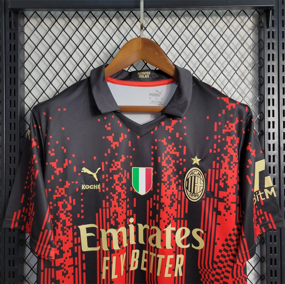 AC Milan Retro Soccer Jersey Fourth Away Custom Shirt 2022/23