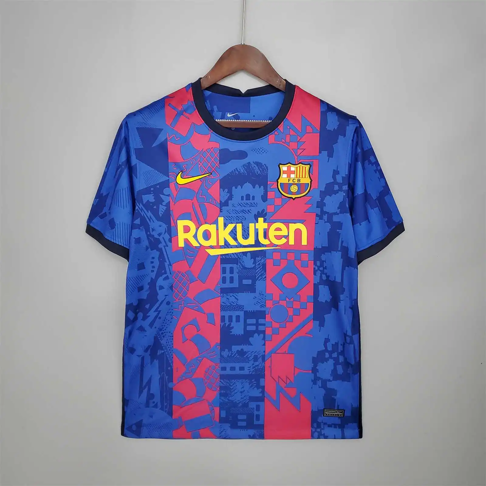 Barcelona Retro Jersey Third Away Soccer Shirt 2021/22