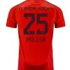 MÜLLER #25 Bayern Munich Home Jersey Player Version 2024/25