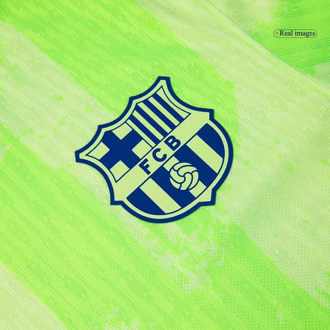 Authentic Soccer Jersey Barcelona Third Away Shirt 2024/25 Spotify Logo Without Text