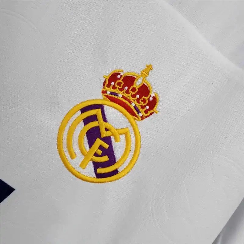 Real Madrid Retro Jersey Home Custom Soccer Shirt 1996-97