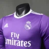 Real Madrid Authentic Retro Jersey Away Long Sleeve Soccer Shirt 2016/17