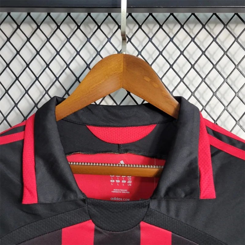 AC Milan Retro Soccer Jersey Home Long Sleeve Custom Shirt 2006/07