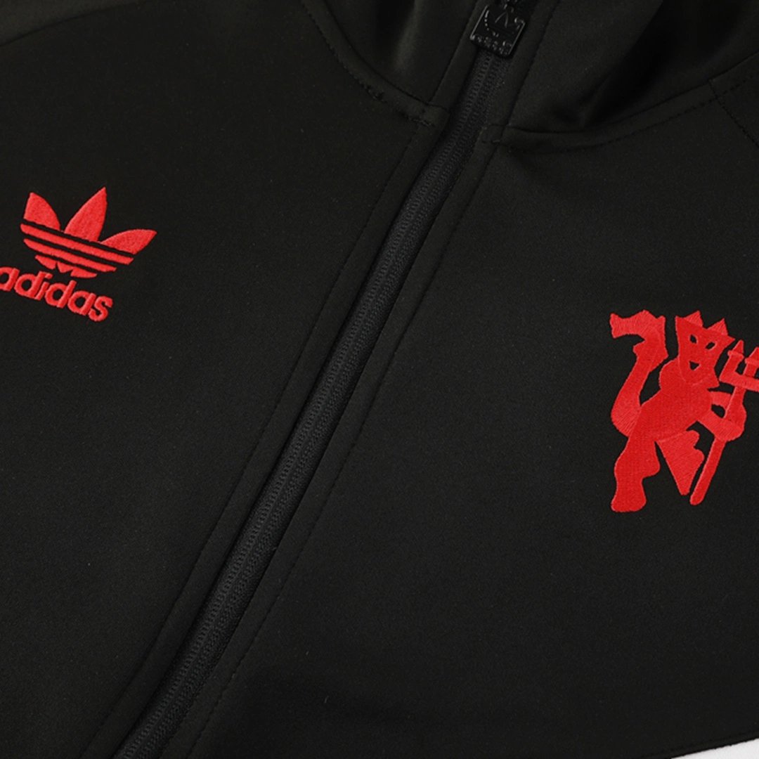 Manchester United Training Kit (Jacket+Pants) Black 2024/25