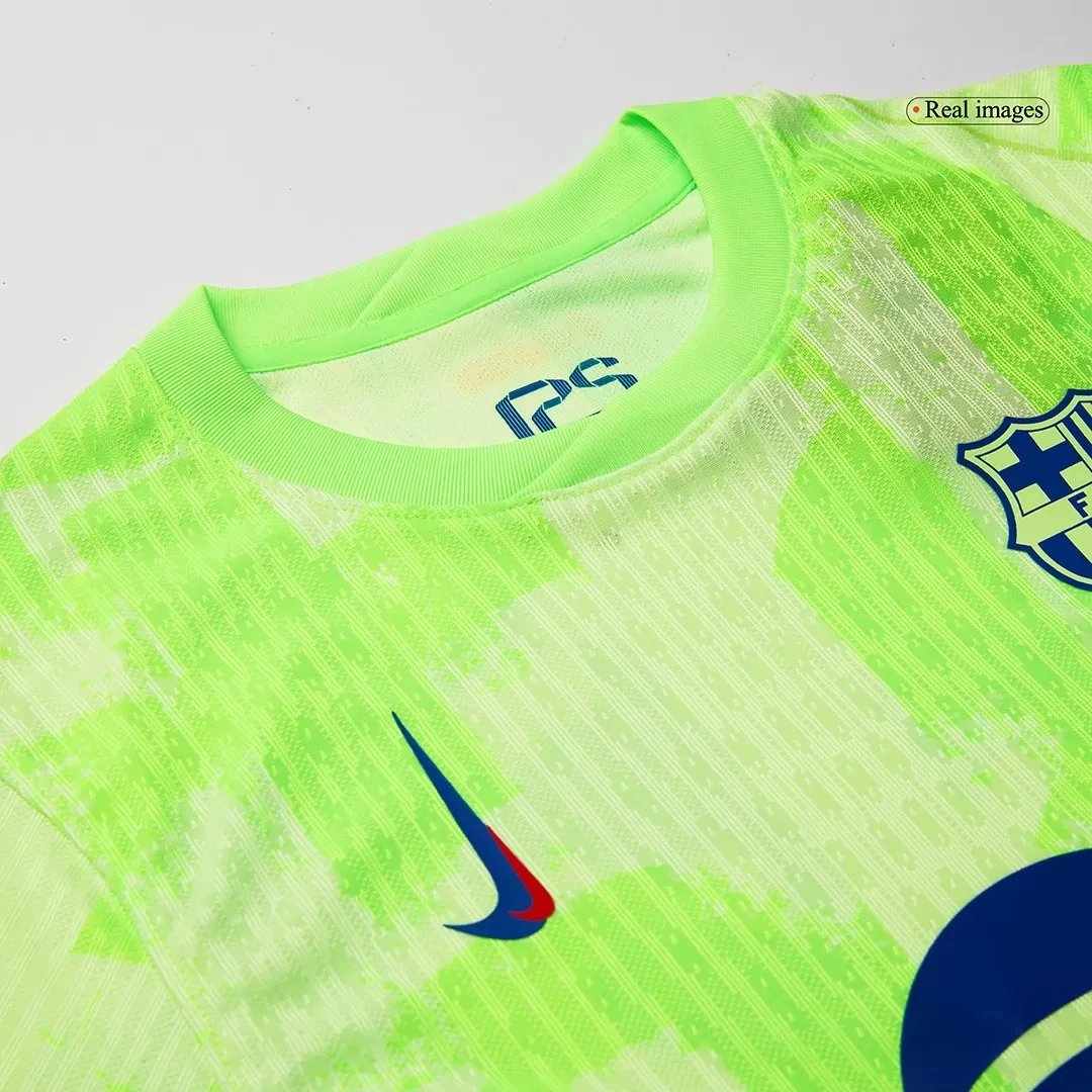 Authentic Soccer Jersey Barcelona Third Away Shirt 2024/25 Spotify Logo Without Text