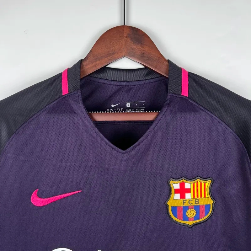 Barcelona Retro Jersey Away Soccer Shirt 2016-17
