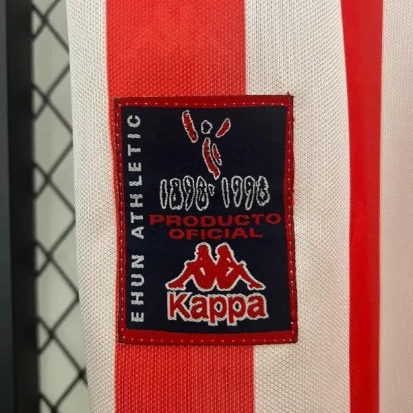 Athletic Club de Bilbao Retro Soccer Jersey Home Custom Shirt 1997/98