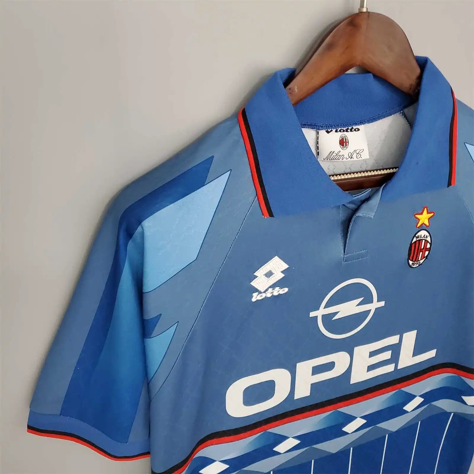 AC Milan Retro Soccer Jersey Fourth Away Custom Shirt 1995/96
