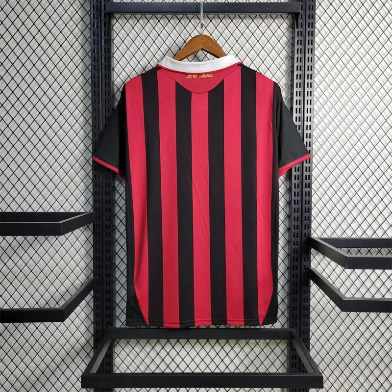 AC Milan Retro Soccer Jersey Home Custom Shirt 2009/10