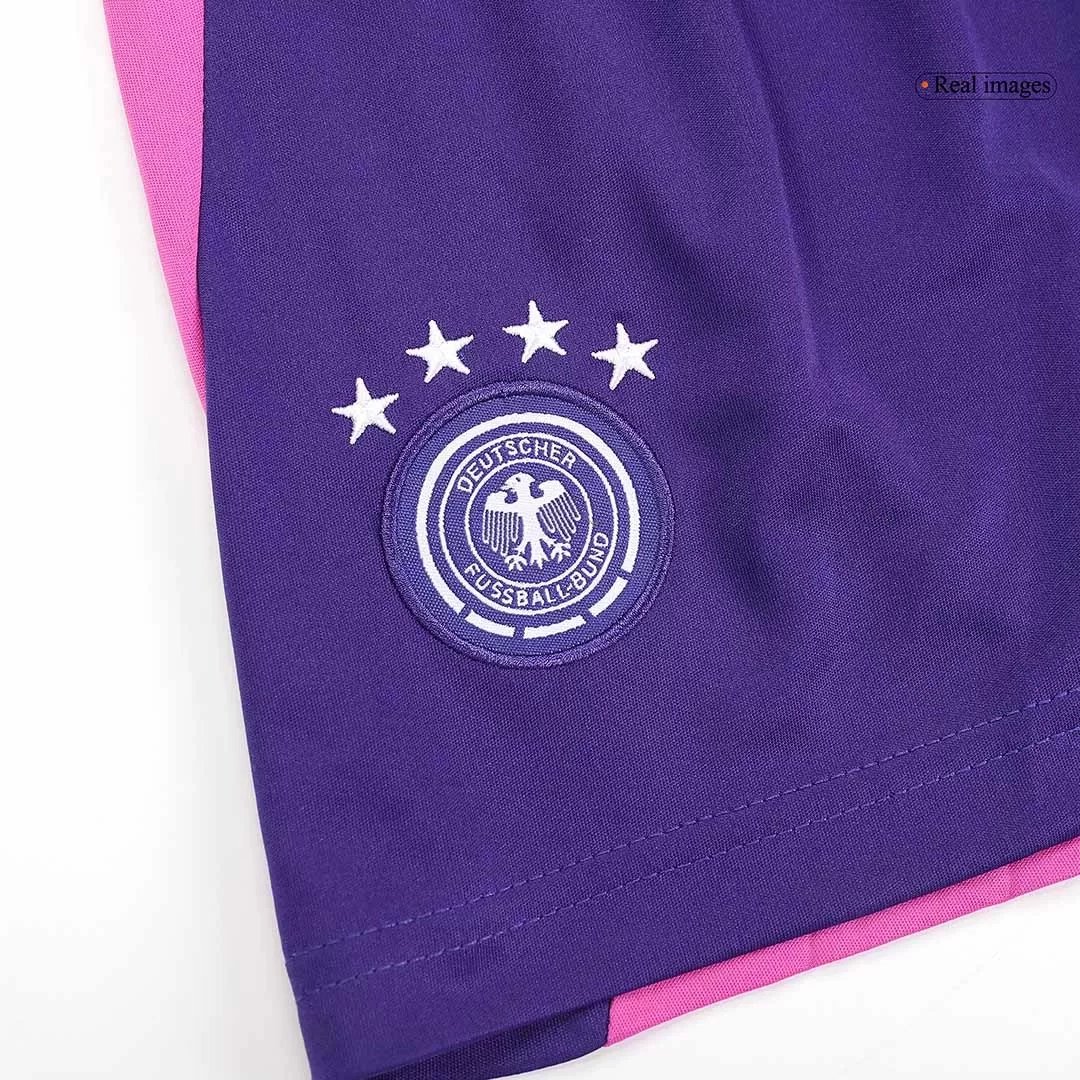 Germany Away Football Uniform Kids Kit Jersey+Shorts EURO 2024