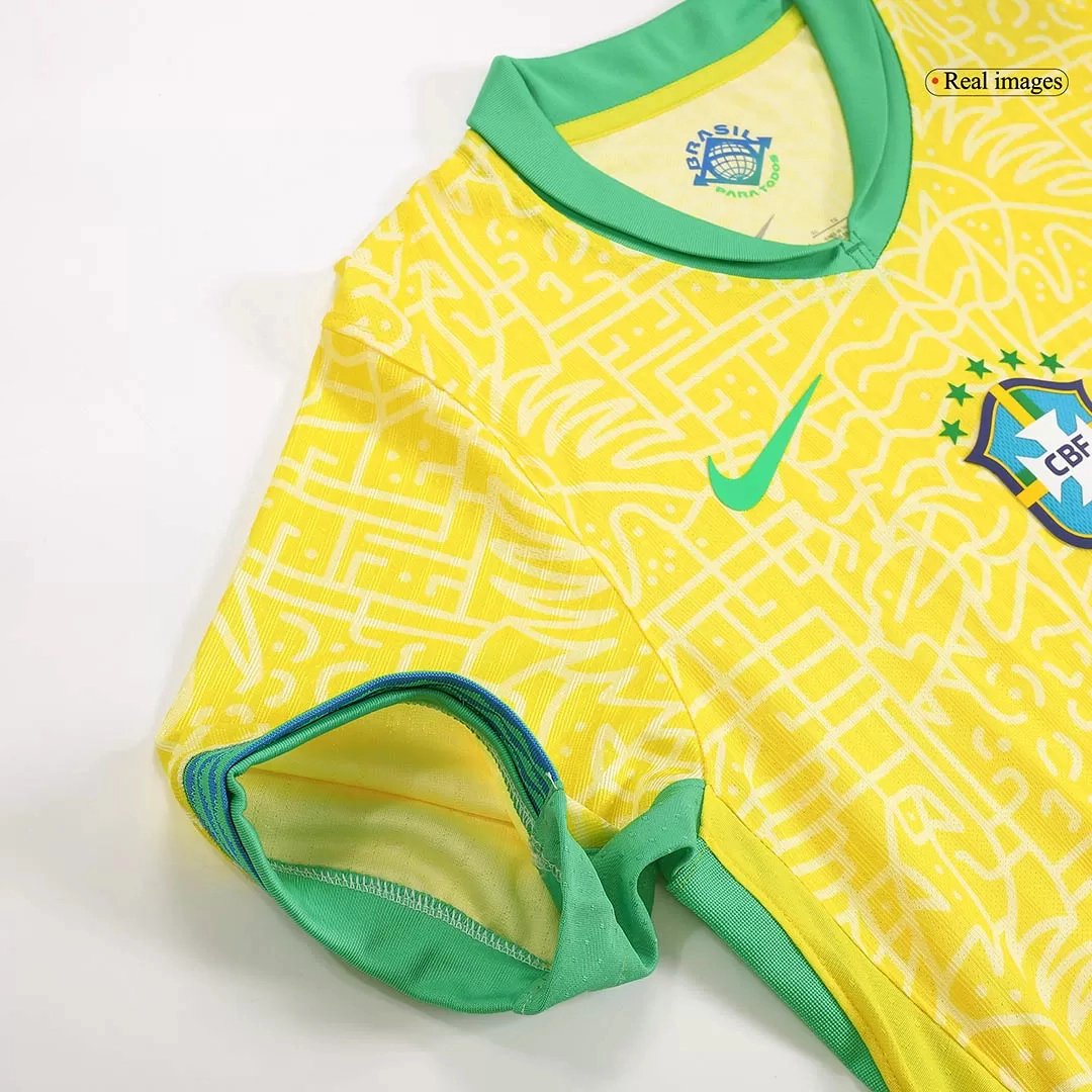 Brazil Authentic Soccer Jersey Home Shirt Copa America 2024