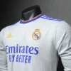 Real Madrid Authentic Retro Jersey Home Long Sleeve Soccer Shirt 2021/22