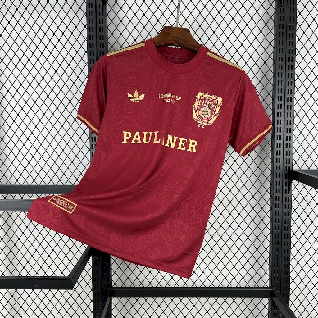 Bayern Munich Soccer Jersey 125th Anniversary Beckenbauer Cup Shirt 2025/26
