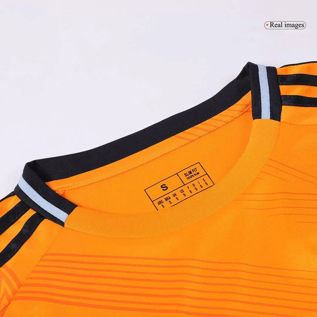 Real Madrid Soccer Jersey Away Custom Shirt Long Sleeve 2024/25