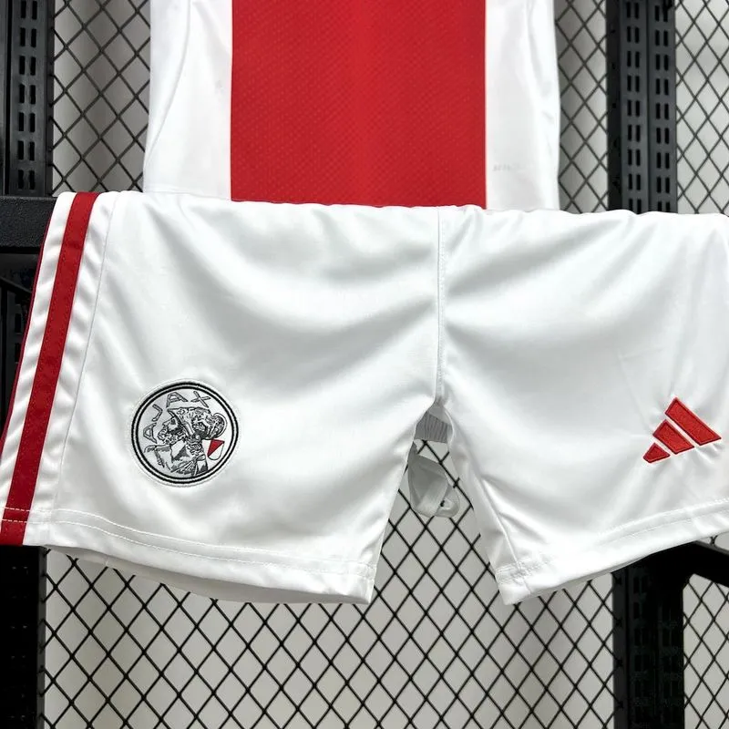 Ajax Home Kids Kit Jerseys+Shorts 2025/26