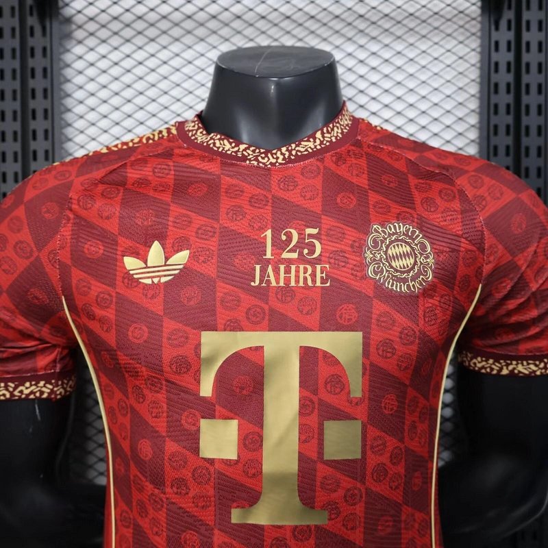 Authentic Bayern Munich Soccer Jersey Shirt 2025/26 125th Anniversary