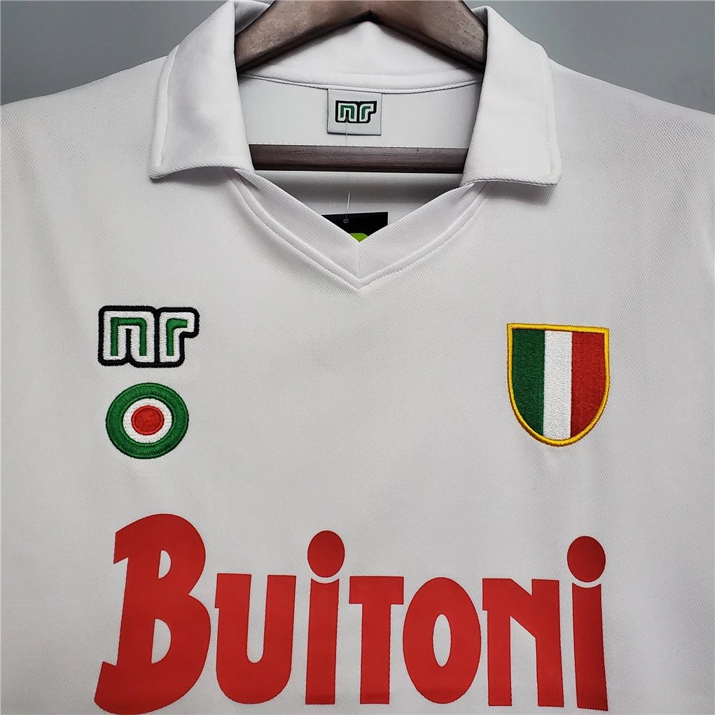 Maradona #10 Napoli Retro Soccer Jersey Away Shirt 1987-88