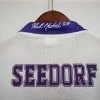 Real Madrid Retro Jersey Home Custom Soccer Shirt 1997-98