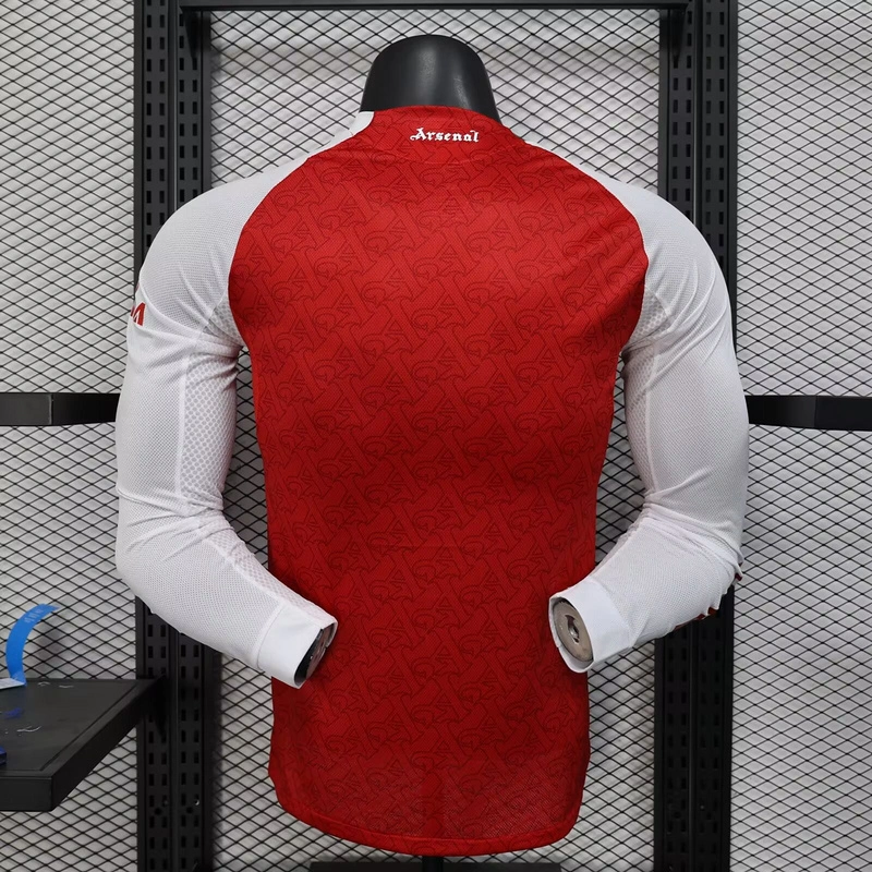 Arsenal Authentic Soccer Jersey Home Long Sleeve Shirt 2025/26