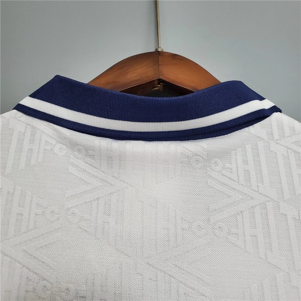 Tottenham Hotspur Retro Football Jersey Home Custom Shirt 1991/93