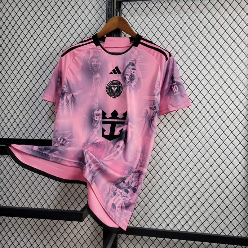 Inter Miami Soccer Jersey Messi Celebration Special Edition Custom Shirt 2024