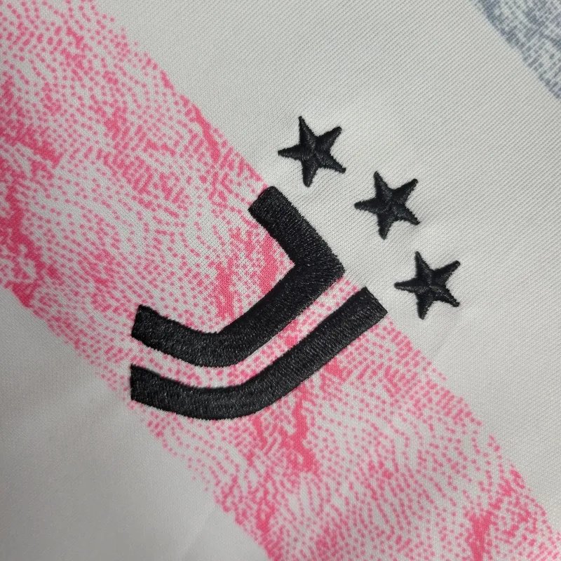 Juventus Soccer Jersey Away Kids Kit Jersey+Shorts 2023/24