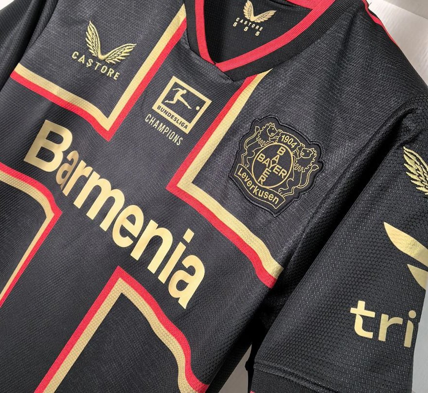 Bayer 04 Leverkusen Soccer Jersey Champions Special Edition Custom Shirt 2024/25