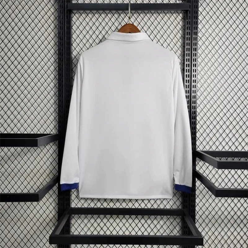 Real Madrid Retro Jersey Home Long Sleeve Soccer Shirt 2016/17