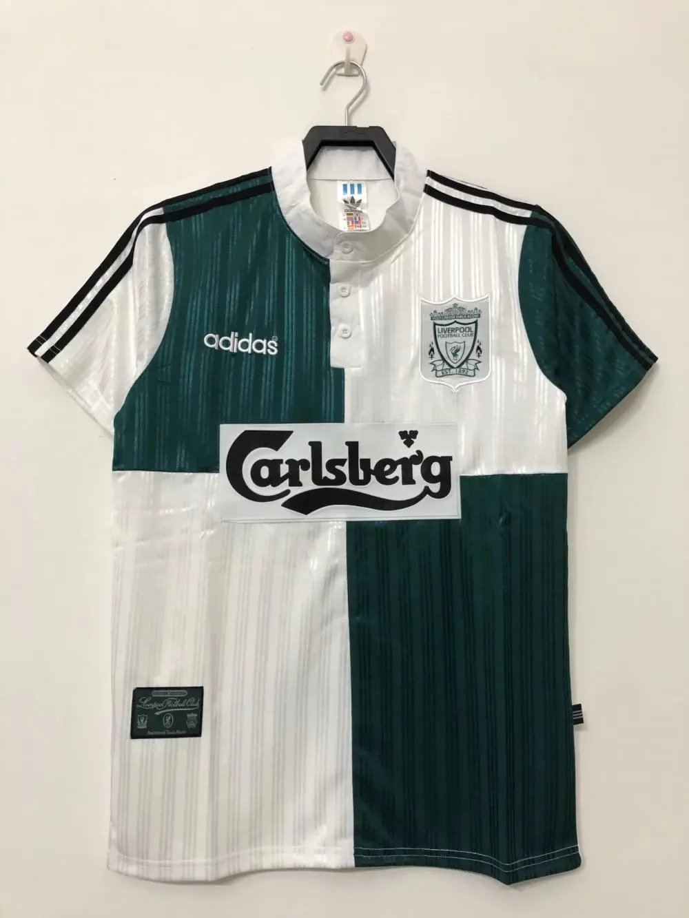 Liverpool Retro Football Jersey Away Custom Shirt 1995/96