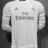 Real Madrid Authentic Retro Jersey Home Long Sleeve Soccer Shirt 2015/16