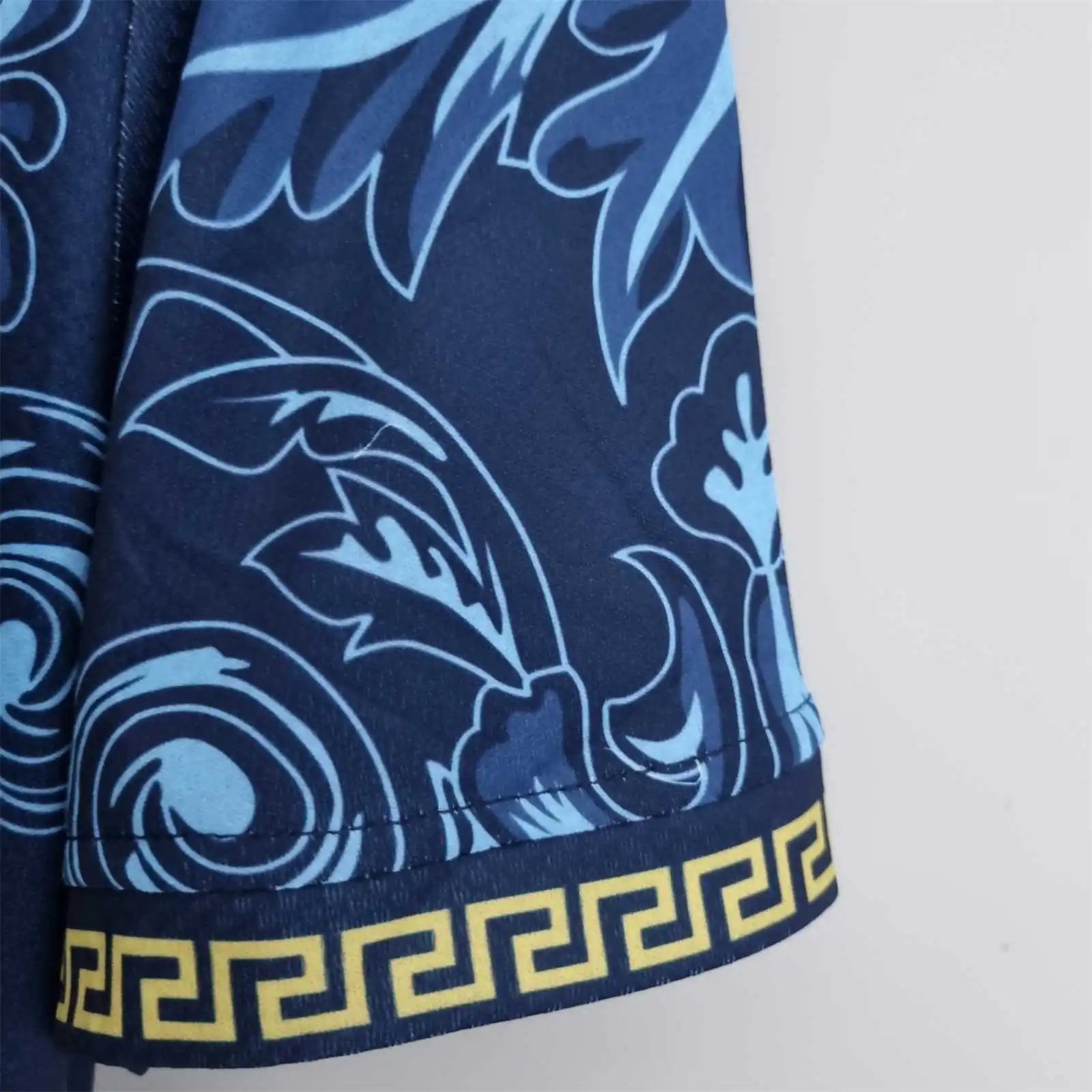 Italy Soccer Jersey x Versace Blue Special Edition Custom Shirt 2022