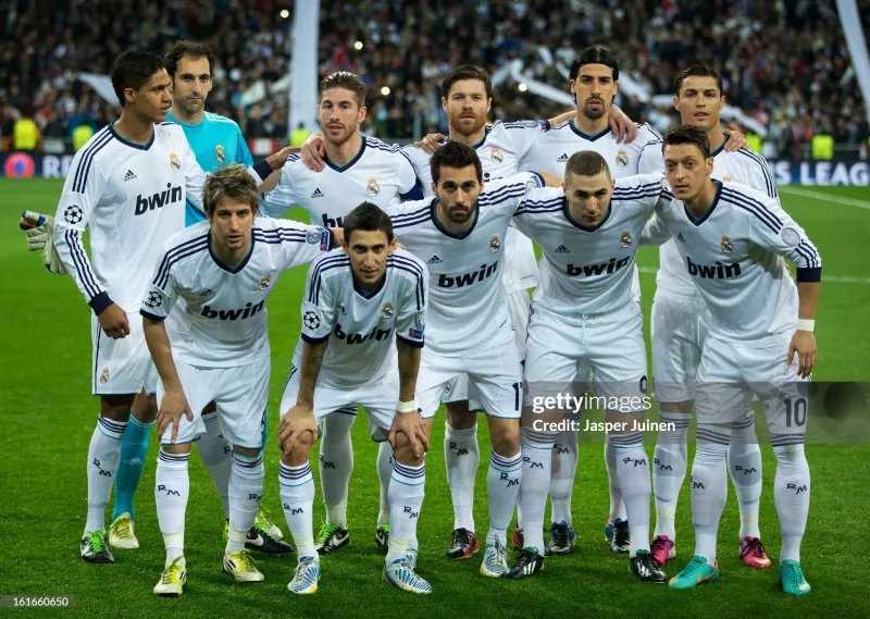 Real Madrid Authentic Retro Jersey Home Long Sleeve Soccer Shirt 2012/13