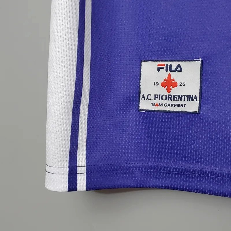 Fiorentina Retro Soccer Jersey Home Custom Shirt 1999/00
