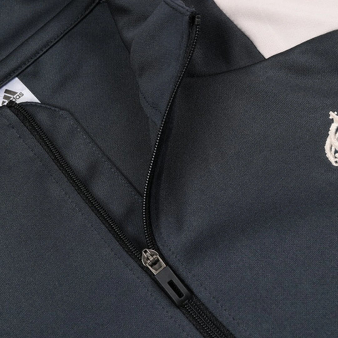 Real Madrid Zipper Sweat Kit (Top+Pants) 2024/25