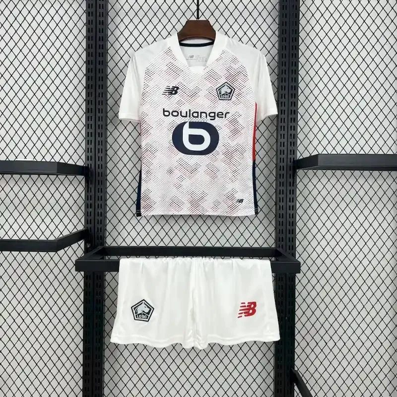 Lille OSC Soccer Jersey Away Kids Kit Jersey+Shorts 2024/25