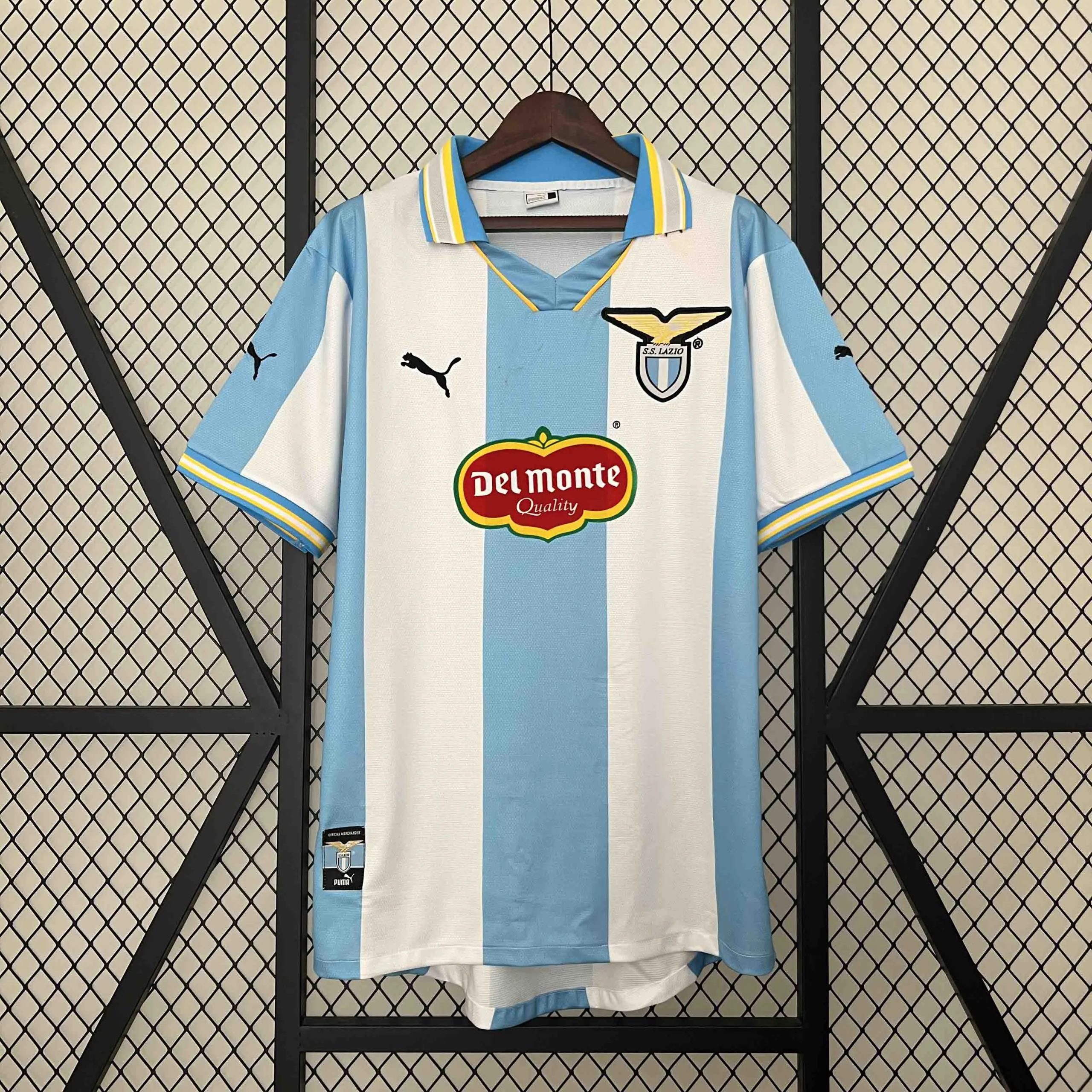 Lazio Retro Soccer Jersey Home Custom Shirt 1999-00