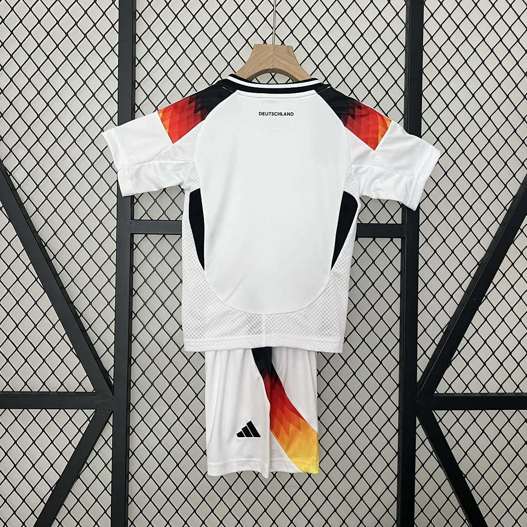 Germany Home Football Uniform Kids Kit Jersey+Shorts EURO 2024