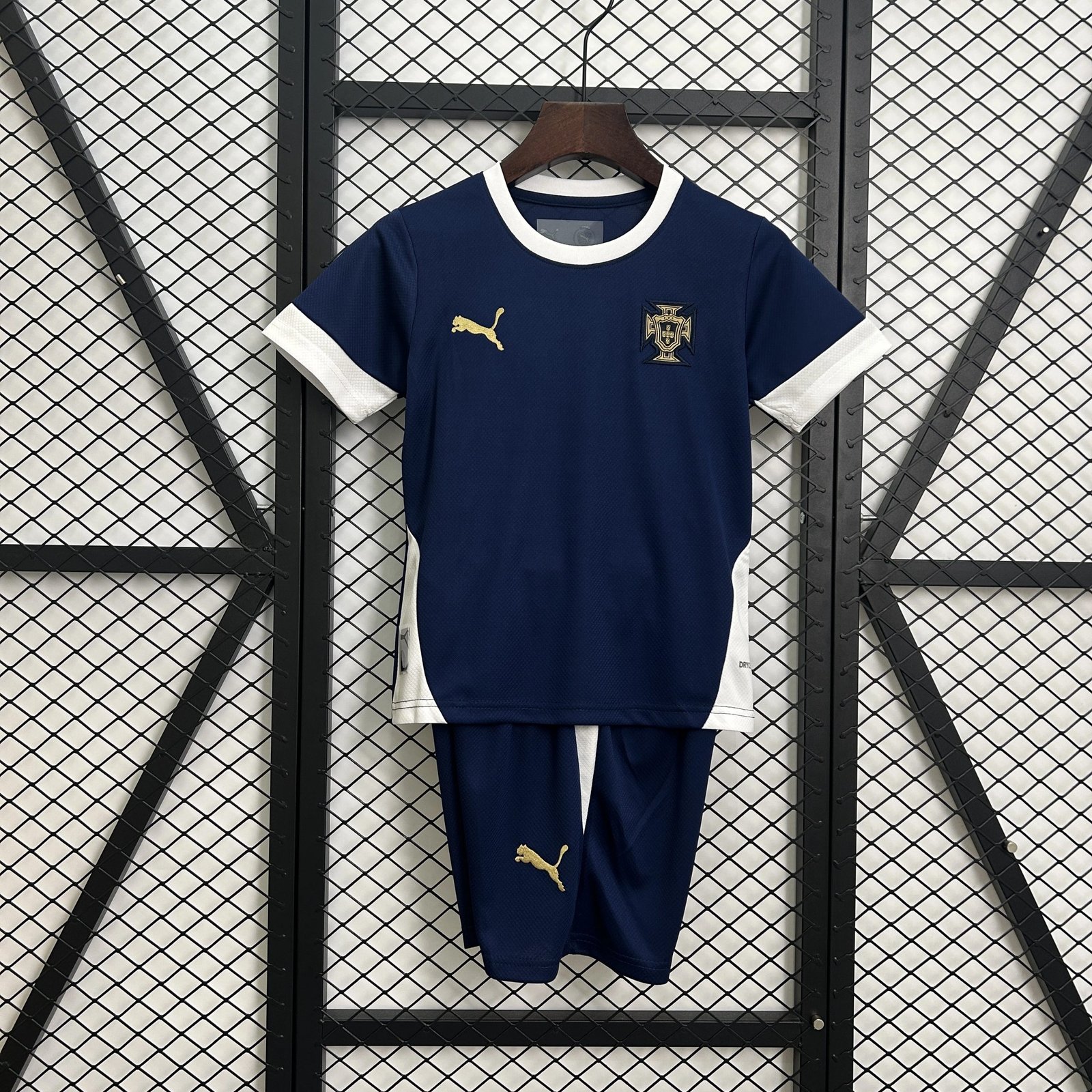 Portugal Training Football Uniform Kids Kit Jersey+Shorts 2025