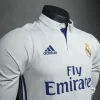 Real Madrid Authentic Retro Jersey Home Long Sleeve Soccer Shirt 2016/17